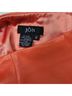 Jon 100% Leather Multi Color Orange Leather Skirt Size 2 - photo 3