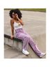 Empyre 100% Cotton Purple Casual Pants Size 0 - photo 3