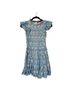 Oliphant Floral Blue Cocktail Dress Size XS - photo 1