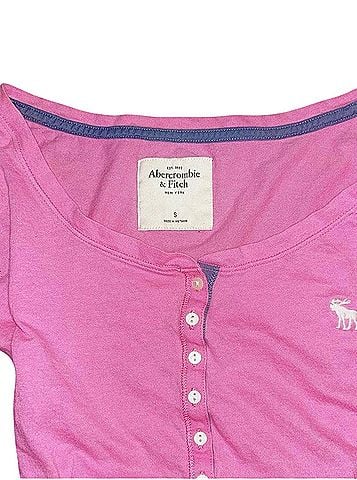 Abercrombie & Fitch henley Long Sleeve Button-Down Shirt (view 2)