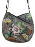 Anuschka 100% Leather Floral Gray Leather Hobo One size - photo 1