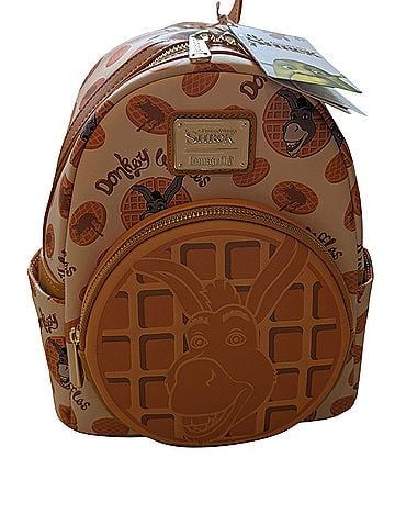 Loungefly Shrek Donkey Waffle Maple Scented Backpack (view 1)