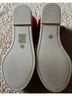 Tory Burch 100% Canvas Pink Red Wedges Size 10 1/2 - photo 3