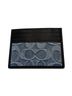 Coach 100% Leather Black Blue Leather Card Holder One size - photo 1