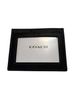 Coach 100% Leather Black Blue Leather Card Holder One size - photo 2