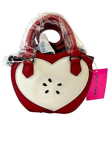 Betsey Johnson Apple of My Eye Faux Leather Crossbody Bag (view 1)