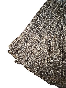 Lauren by Ralph Lauren silk animal print Formal Skirt (view 2)