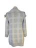 Greige Plaid Gray Coat Size M - photo 3