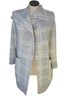 Greige Plaid Gray Coat Size M - photo 1
