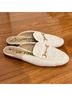 Sam Edelman Solid Gold White Mule/Clog Size 6 - photo 5