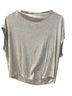 Robert Rodriguez Gray Short Sleeve Blouse Size XS - photo 2