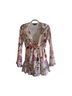 Missguided Floral Multi Color Romper Size 8 - photo 1