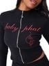 Baby Phat Red Black Long Sleeve Blouse Size XL - photo 1