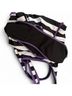 Disturbia Stripes Black White Purple One Piece Swimsuit Size 6 - photo 4