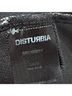 Disturbia Stripes Black White Purple One Piece Swimsuit Size 6 - photo 3
