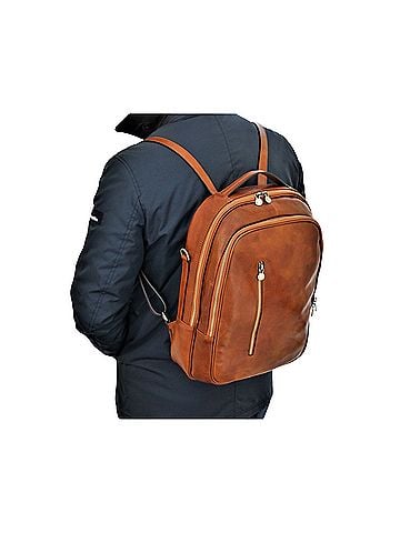 ALMA MILANO The Florence Leather Backpack (view 2)