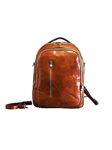 ALMA MILANO The Florence Leather Backpack (view 1)