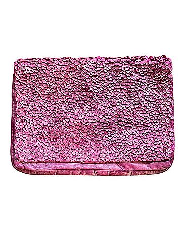 Cuyana India Collection Foldover Pouch Clutch (view 1)