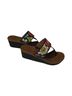 ACORN Multi Color Brown Black Wedges Size 8 - photo 1