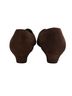 Joyce 100% Suede Brown Heels Size 8 - photo 2