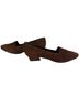 Joyce 100% Suede Brown Heels Size 8 - photo 8