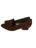 Joyce 100% Suede Brown Heels Size 8 - photo 7