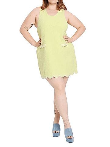 casual midi summer dresses WOMEN'S FLUTTER SHORT DRESS Color:Light pink NPU-202245-Arrisk Tan and white gingham