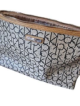 Calvin Klein make up bag Leather Clutch (view 1)