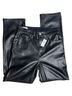 Gap Sky High Rise Faux Leather Cheeky Straight Jeans - photo 6