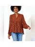 Oliphant Print Orange Long Sleeve T-Shirt Size L - photo 3