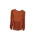 Oliphant Print Orange Long Sleeve T-Shirt Size L - photo 2