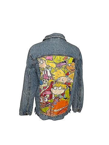 Nickelodeon Denim Trucker Jacket Denim Jacket (view 2)