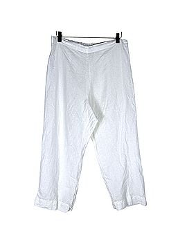 bryn WALKER Flat Front Straight Leg Crop Pant Linen Pants (view 1)