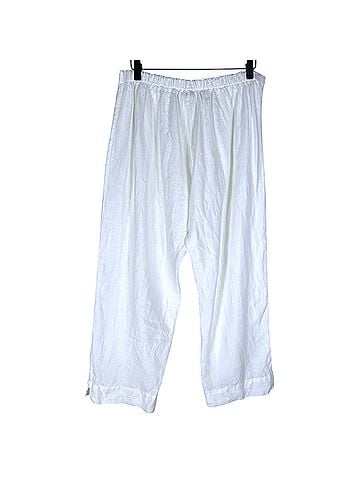 bryn WALKER Flat Front Straight Leg Crop Pant Linen Pants (view 2)