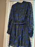 Sugarlips Floral Blue Green Cocktail Dress Size M - photo 8