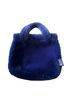 UNIF 100% Polyester 100% Polyester Blue Leather Tote One size - photo 1