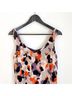 CAbi Animal Print Orange Purple Cocktail Dress Size S - photo 5