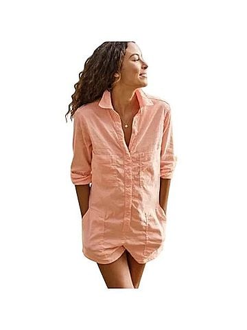 Frank & Eileen Ireland Performance Linen Playsuit Jumpsuit (view 1)