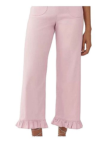Anthropologie The Colette Ruffle-Hem Casual Pants (view 2)