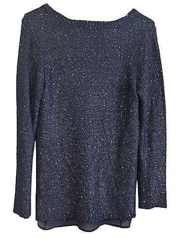 Apt. 9 Sequin V-Neck Sweater Pullover Sweater (view 2)