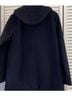 Ralph Lauren 80% Wool 20% Nylon 100% Cotton Blue Wool Coat Size M - photo 3