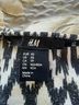 H&M Aztec Or Tribal Print Black White Sleeveless Top Size XS - photo 3