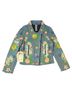 Aratta exclusively for Stitch Fix Floral Blue Denim Jacket Size M - photo 1
