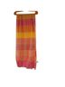 J.Jill 100% Cotton Plaid Pink Orange Yellow Scarf One size - photo 1
