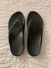 Crocs Black Flip Flops Size 9 - photo 3