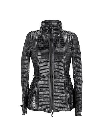Burberry Burberry Quilted Jacket in Black Polyester (view 1)