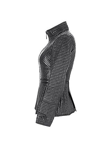 Burberry Burberry Quilted Jacket in Black Polyester (view 2)