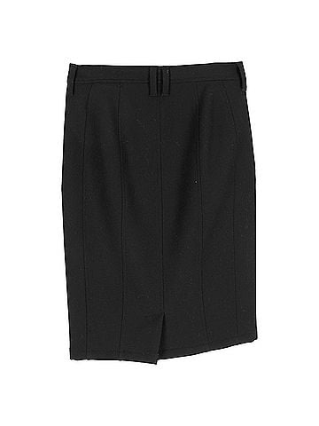 Burberry Burberry Brit Pencil Skirt in Black Wool (view 2)