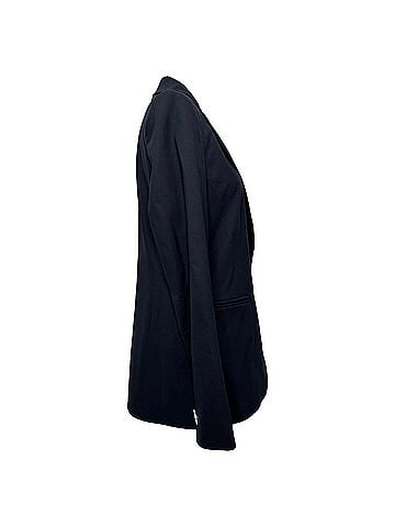 Max Mara Weekend Max Mara Single-Breasted Blazer in Navy Blue Wool (view 2)