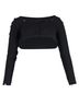 Givenchy 100% Wool Black Givenchy Cropped Bolero Jacket in Black Wool Size 6 - photo 1